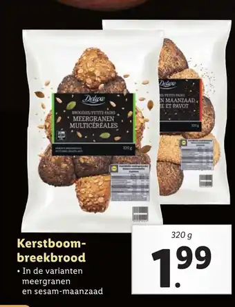 Lidl Kerstboom- breekbrood 320g aanbieding