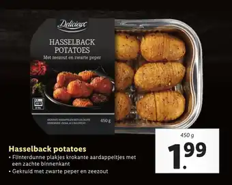 Lidl Hasselback potatoes 450g aanbieding