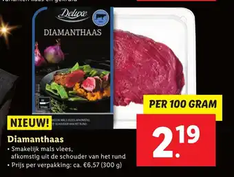 Lidl Diamanthaas 100g aanbieding