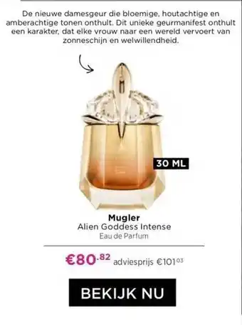 ICI Paris XL Mugler alien goddess intense eau de parfum aanbieding