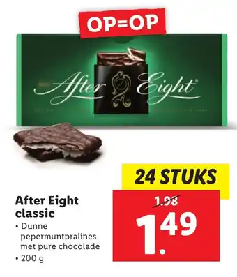 Lidl After eight classic 200g 24 stuks aanbieding