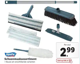 Lidl Aquapur schoonmaakassortiment aanbieding