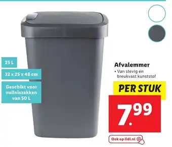 Lidl Afvalemmer aanbieding