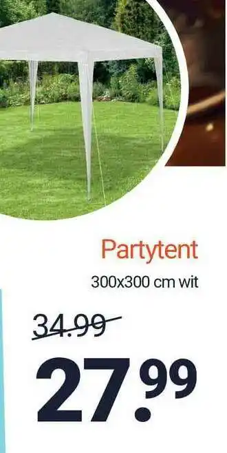 Inter Chalet Partytent 300x300 cm aanbieding