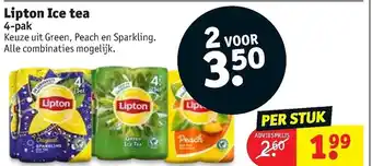 Kruidvat Lipton Ice Tea 4-pak aanbieding