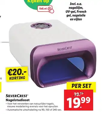 Lidl SilverCrest nagelstudioset aanbieding