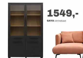 Trendhopper Gaya vitrinekast aanbieding