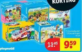 Kruidvat Playmobil ijsjesverkoper aanbieding