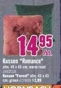 Hornbach Kussen aanbieding