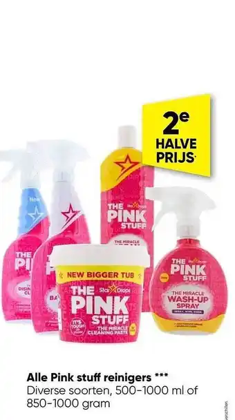 Big Bazar Alle pink stuff reinigers*** aanbieding