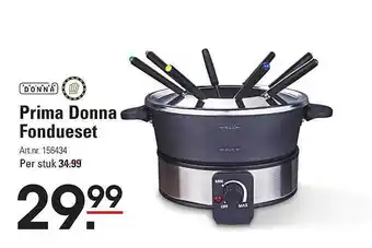 De Kweker Prima donna fondueset aanbieding