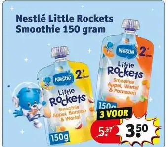 Kruidvat Nestlé little rockets smoothie 150 gram aanbieding