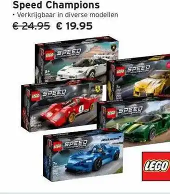 Heuts Speed champions lego aanbieding