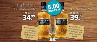 Mitra Highland park 10 yrs viking scars whisky 12 yrs viking honour whisky aanbieding