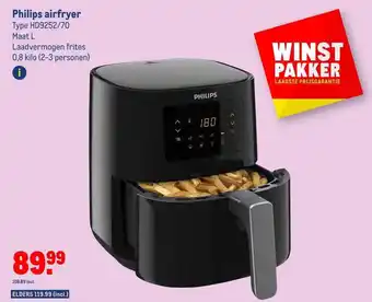 Makro Philips airfryer aanbieding