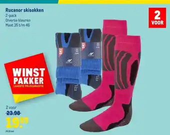 Makro Rucanor skisokken aanbieding