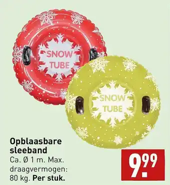 ALDI Opblaasbare sleeband aanbieding