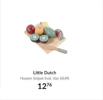 Babypark Little dutch houten snijset fruit aanbieding