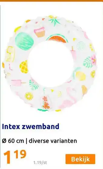 Action Intex zwemband Ø 60 cm aanbieding