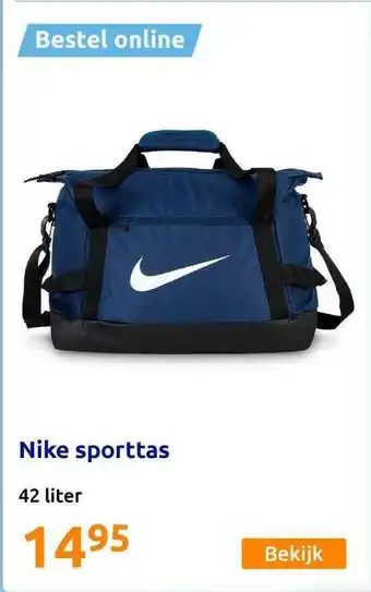 Action Nike sporttas aanbieding