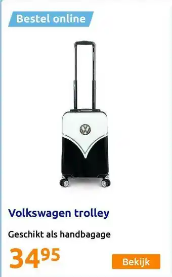 Action Volkswagen trolley aanbieding