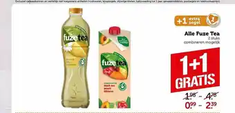 Coop Alle fuze tea aanbieding