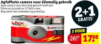 Kruidvat AgfaPhoto camera voor éénmalig gebruik aanbieding