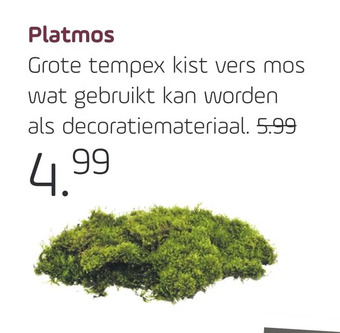 Coppelmans Platmos aanbieding