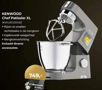 EP Beerepoot Kenwood chef patissier xl (kwl90.004si) aanbieding