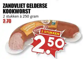 MCD Supermarkt Zandvliet Gelderse Kookworst 250g aanbieding