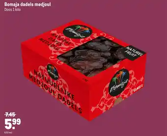 Makro Bomaja dadels medjoul aanbieding