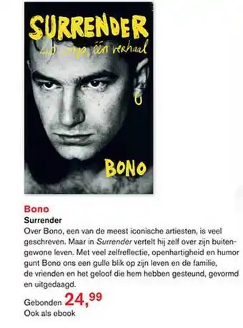 Libris Bono surrender aanbieding