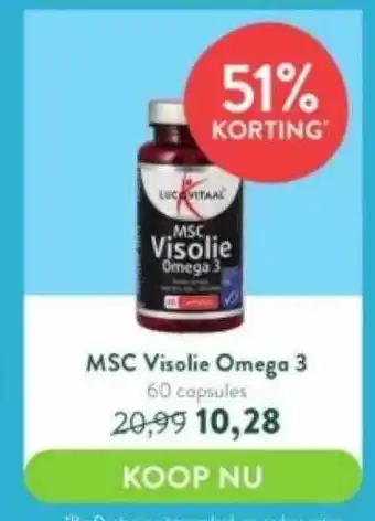 Holland & Barrett Msc visolie omega 3 51% korting aanbieding