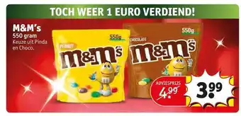 Kruidvat M&m's aanbieding