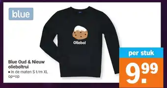 Albert Heijn Blue oud & nieuw olieboltrui aanbieding