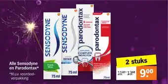 Albert Heijn Alle sensodyne en parodontax aanbieding