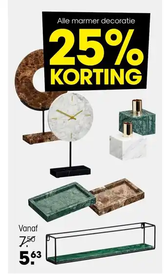 Kwantum Alle marmer decoratie aanbieding