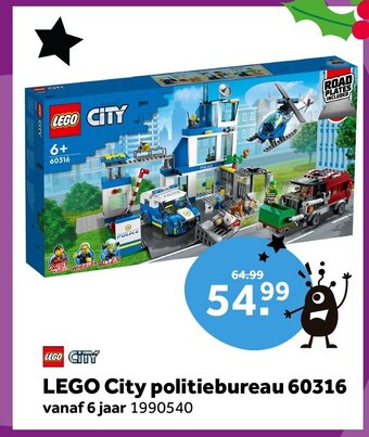 Intertoys Lego city politiebureau 60316 aanbieding