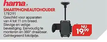 Vobis Hama Smartphoneautohouder 178291 aanbieding