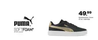 Bristol Sportschoenen - Puma Zwart, Wit En Goud aanbieding