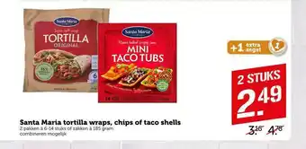 CoopCompact Santa Maria Tortilla Wraps, Chips Of Taco Shells aanbieding