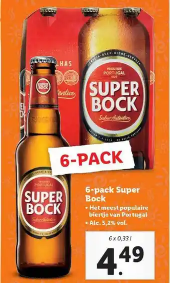 Lidl 6-Pack Super Bock aanbieding