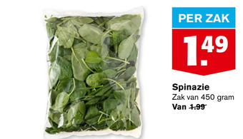 Hoogvliet Spinazie aanbieding