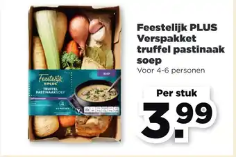 PLUS Feestelijk plus verspakket truffel pastinaak soep aanbieding