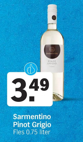 Albert Heijn Sarmentino pinot grigio aanbieding