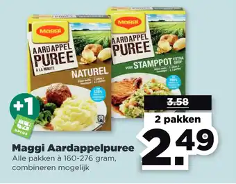 PLUS Maggi aardappelpuree aanbieding