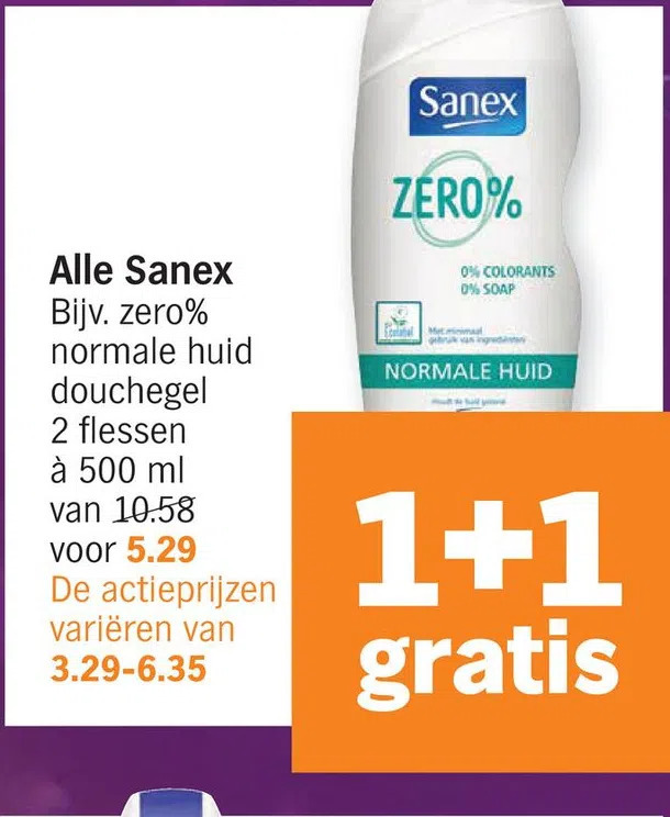 Alle sanex aanbieding bij Albert Heijn