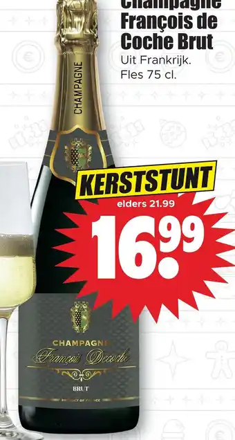 Dirk Champagne françois de coche brut aanbieding