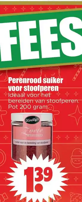 Dirk Perenrood suiker voor stoofperen aanbieding