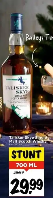 Vomar Voordeelmarkt Talisker skye single malt scotch whisky aanbieding